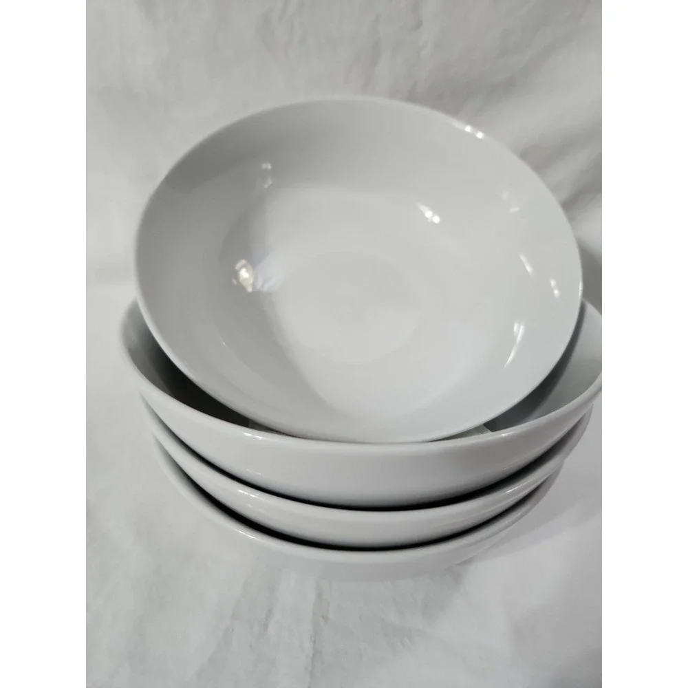 Pier‎ 1 Imports Classic White Salad Bowls Set Of Four
